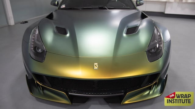 How to Wrap a Ferrari F12 in Color Change & PPF